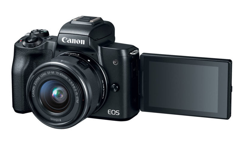 Canon EOS M50 Mark II + EF-M 15-45mm is STM Kit Black : Electronics 