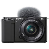 Sony ZV-E10L Mirrorless Camera with 16-50mm Lens (Black)