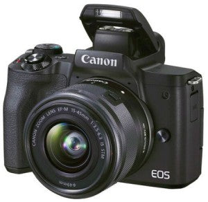 Canon EOS M50 Mark II with EF-M 15-45mm IS STM Lens Vlogging Kit